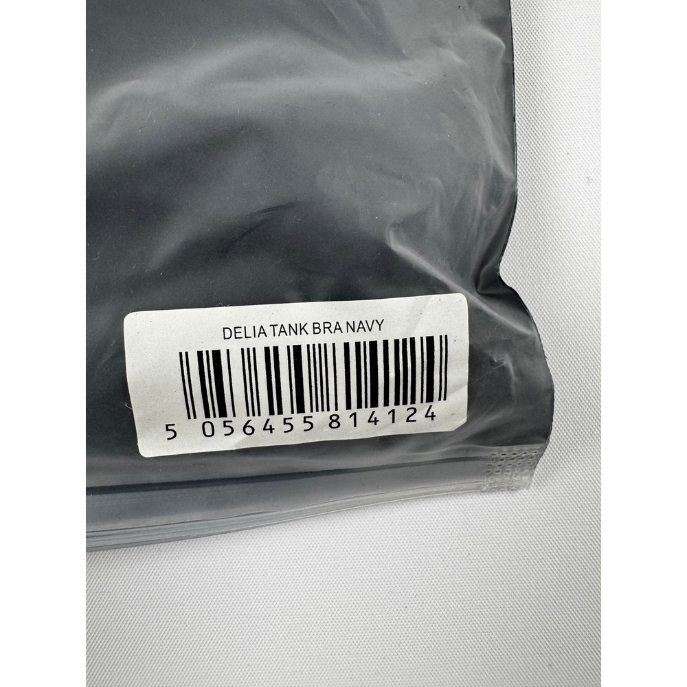 BOXRAW Delia Tank Bra Navy Size Medium New‎ With Tags - Picture 8 of 8